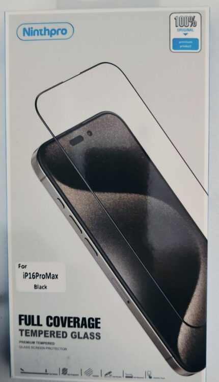 מגן מסך IPHONE 16 PRO MAX  תוצרת NINTHPRO XO